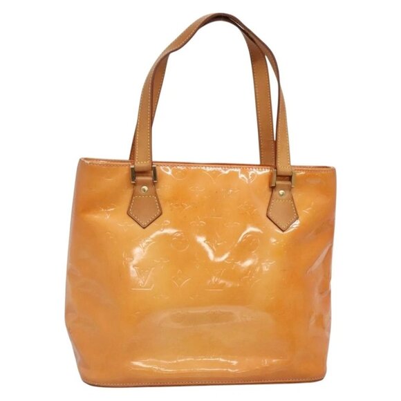 LOUIS VUITTON Monogram Vernis Houston Bag Marshmallow Pink M91302 LV Auth BA3921 - Picture 1 of 16